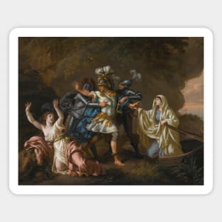 Rinaldo And Armida by Jean-Jacques Lagrenee Magnet